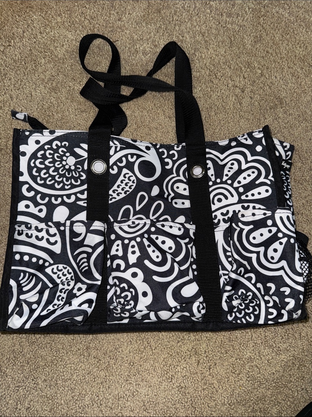 Thirty-One Zip Top Utility Tote